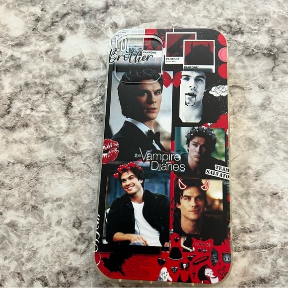 Vampire diaries phone case iPhone 12 Damien NWT new gift - Picture 1 of 6